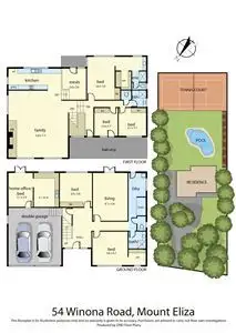 Floorplan of Homely house listing, 54 Winona Road, Mount Eliza VIC 3930