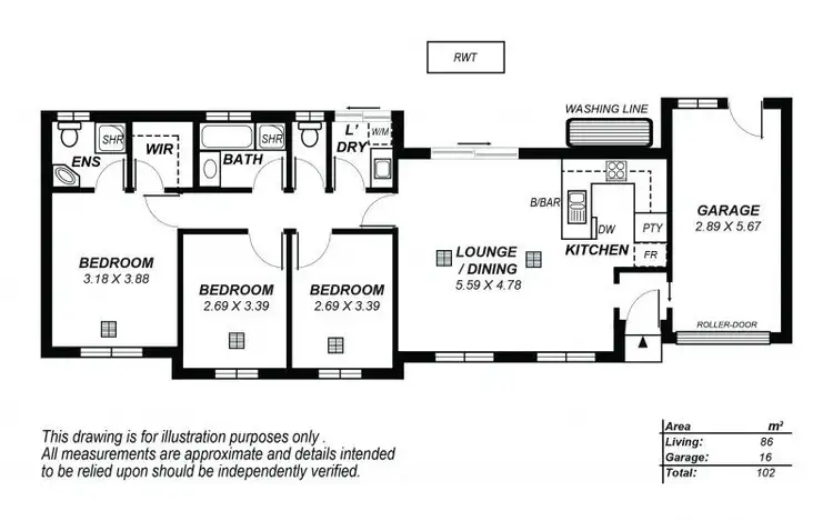 Floorplan of Homely house listing, 1a Reynell Street, West Croydon SA 5008
