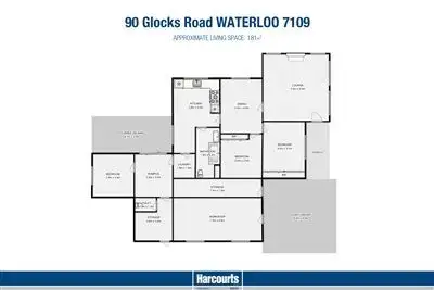 Floorplan of Homely house listing, 90 Glocks Road, Waterloo TAS 7109