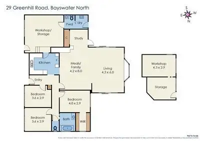 Floorplan of Homely house listing, 29 Greenhill Road, Bayswater North VIC 3153