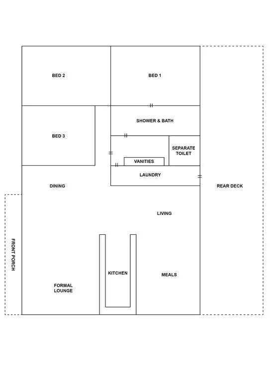 Floorplan of Homely house listing, 9 Old Gunnedah Road, Narrabri NSW 2390
