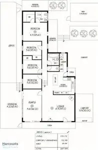 Floorplan of Homely house listing, 25 Roycroft Ave, Gulfview Heights SA 5096