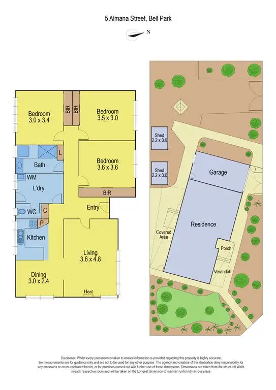 Floorplan of Homely house listing, 5 Almana Street, Bell Park VIC 3215