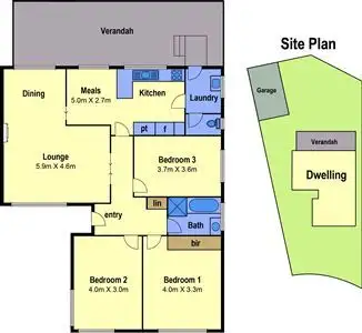 Floorplan of Homely house listing, 2 Judges Court, Reservoir VIC 3073