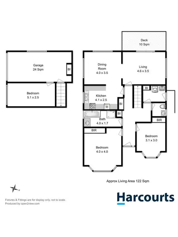Floorplan of Homely villa listing, 1/503 Oceana Drive, Howrah TAS 7018