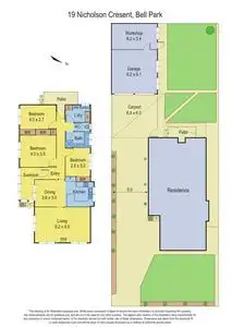 Floorplan of Homely house listing, 19 Nicholson Crescent, Bell Park VIC 3215