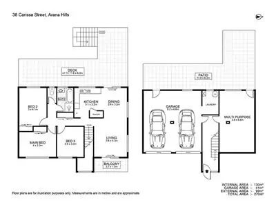 Floorplan of Homely house listing, 38 Carissa Street, Arana Hills QLD 4054