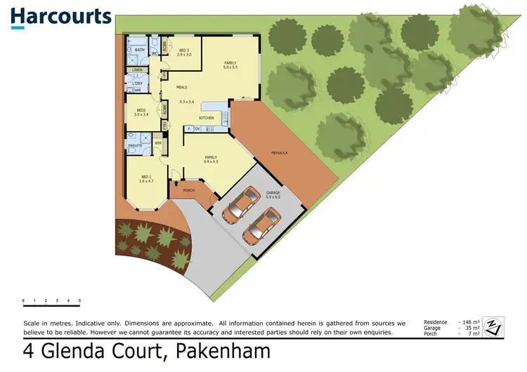 Floorplan of Homely house listing, 4 Glenda Court, Pakenham VIC 3810