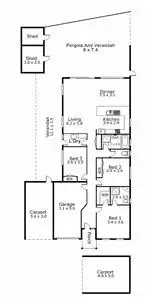 Floorplan of Homely house listing, 600A Morphett Road, Dover Gardens SA 5048