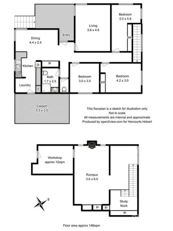 Floorplan of Homely house listing, 51 Chippendale Street, Claremont TAS 7011