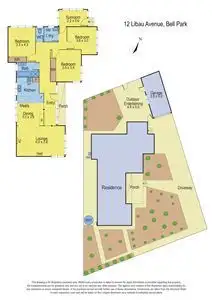 Floorplan of Homely house listing, 12 Libau Avenue, Bell Park VIC 3215
