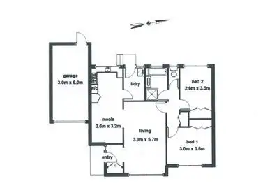 Floorplan of Homely unit listing, 4/4 Gibb Street, Berwick VIC 3806