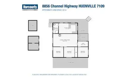 Floorplan of Homely house listing, 8856 Channel Highway, Huonville TAS 7109