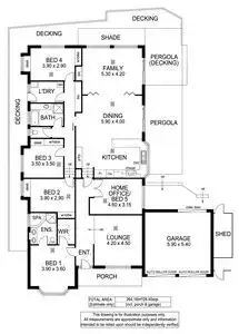 Floorplan of Homely house listing, 4 Westcliff Court, Marino SA 5049