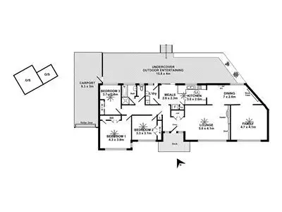 Floorplan of Homely house listing, 5 Sedunary Road, Morphett Vale SA 5162