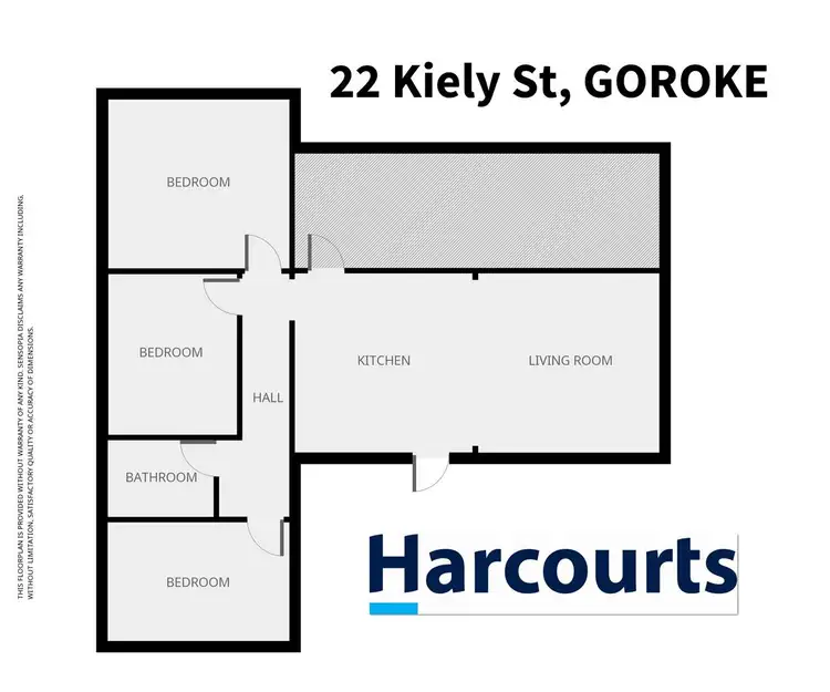 Floorplan of Homely house listing, 22 Kiely Street, Goroke VIC 3412