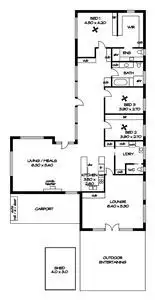 Floorplan of Homely house listing, 18 Coral Avenue, Semaphore Park SA 5019