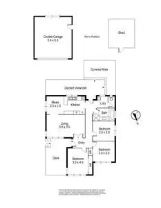Floorplan of Homely house listing, 10 Kirrawee Avenue, Wantirna South VIC 3152