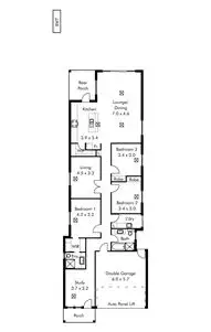 Floorplan of Homely house listing, 60B Forest Avenue, Newton SA 5074