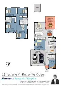 Floorplan of Homely house listing, 11 Tullane Place, Kellyville Ridge NSW 2155