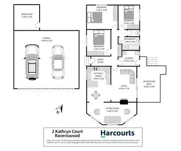 Floorplan of Homely house listing, 2 Kathryn Court, Ravenswood TAS 7250