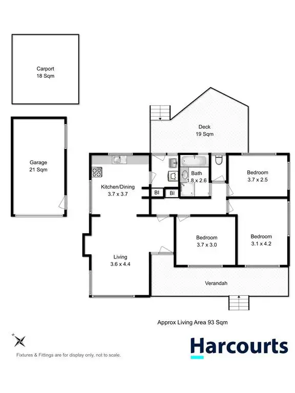 Floorplan of Homely house listing, 33 Spinifex Road, Risdon Vale TAS 7016