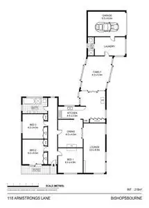 Floorplan of Homely rural property listing, 118 Armstrongs Lane, Bishopsbourne TAS 7301