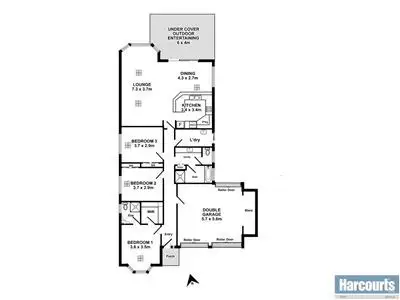 Floorplan of Homely house listing, 31 Sturt Approach, Flagstaff Hill SA 5159