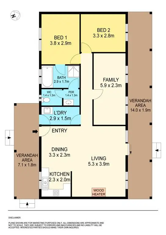Floorplan of Homely house listing, 390 Haddon School Road, Haddon VIC 3351