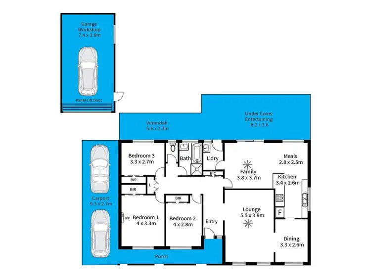Floorplan of Homely house listing, 32 Horn Drive, Happy Valley SA 5159
