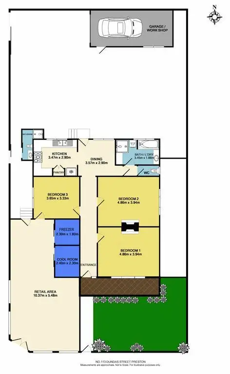 Floorplan of Homely house listing, 113 Dundas Street, Preston VIC 3072