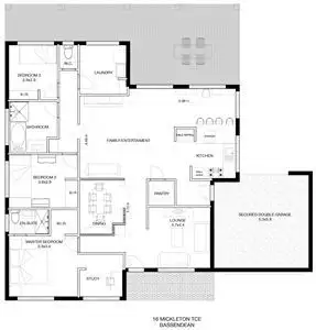Floorplan of Homely house listing, 16 Mickleton Tce, Bassendean WA 6054