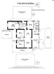 Floorplan of Homely house listing, 5 Oval Road, Old Reynella SA 5161
