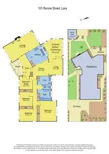 Floorplan of Homely house listing, 101 Rennie Street, Lara VIC 3212