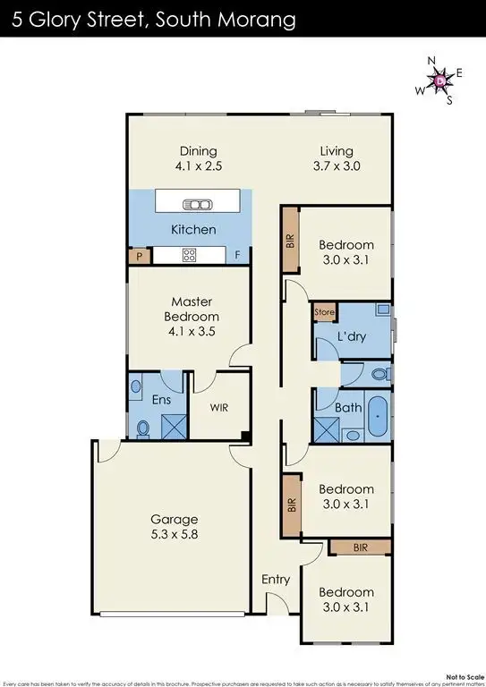 Floorplan of Homely house listing, 5 Glory Street, South Morang VIC 3752