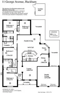 Floorplan of Homely house listing, 11 George Avenue, Hackham SA