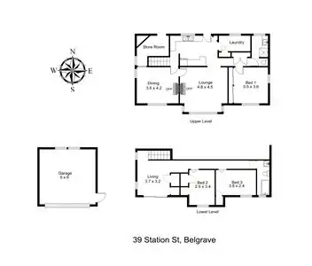 Floorplan of Homely house listing, 39 Station Street, Belgrave VIC 3160