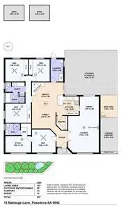 Floorplan of Homely house listing, 12 Babbage Lane, Pasadena SA 5042