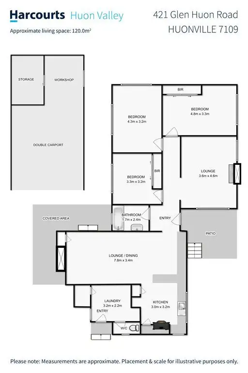 Floorplan of Homely house listing, 421 Glen Huon Road, Huonville TAS 7109