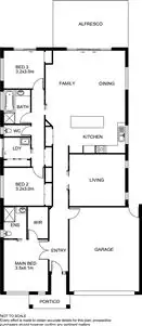 Floorplan of Homely house listing, 6 Ethereal Way, Sandhurst VIC 3977