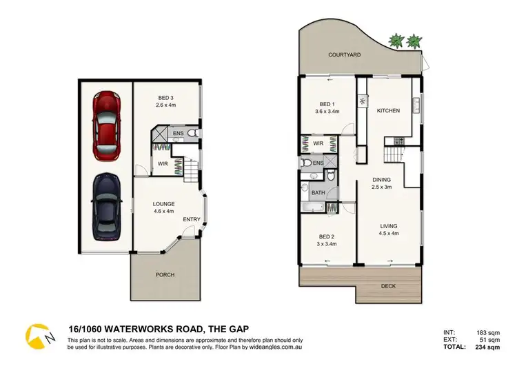 Floorplan of Homely townhouse listing, 16/1060 Waterworks Road, The Gap QLD 4061