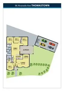 Floorplan of Homely house listing, 96 Alvarado Avenue, Thomastown VIC 3074