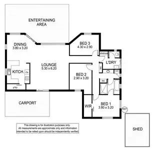 Floorplan of Homely house listing, 2 Burrows Lane, Riverton SA 5412