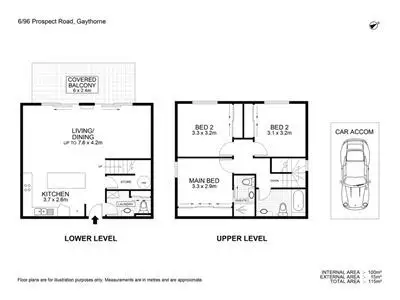 Floorplan of Homely unit listing, 6/96 Prospect Road, Gaythorne QLD 4051