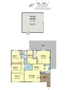 Floorplan of Homely house listing, 9 Rabaul Court, Boronia VIC 3155