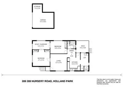 Floorplan of Homely house listing, 289 Nursery Road, Holland Park QLD 4121