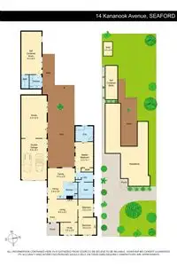 Floorplan of Homely house listing, 14 Kananook Avenue, Seaford VIC 3198