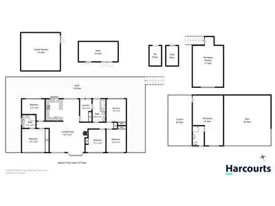 Floorplan of Homely house listing, 805 Black Hills Road, Black Hills TAS 7140