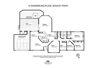 Floorplan of Homely house listing, 14 Sanderling Place, Bawley Point NSW 2539