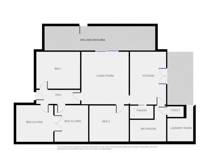 Floorplan of Homely rural property listing, 51 Main Street, Natimuk VIC 3409